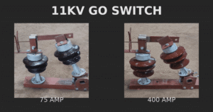 11kV GO Switch 75 Amp and 400 Amp outdoor gang operated switch for power distribution line
